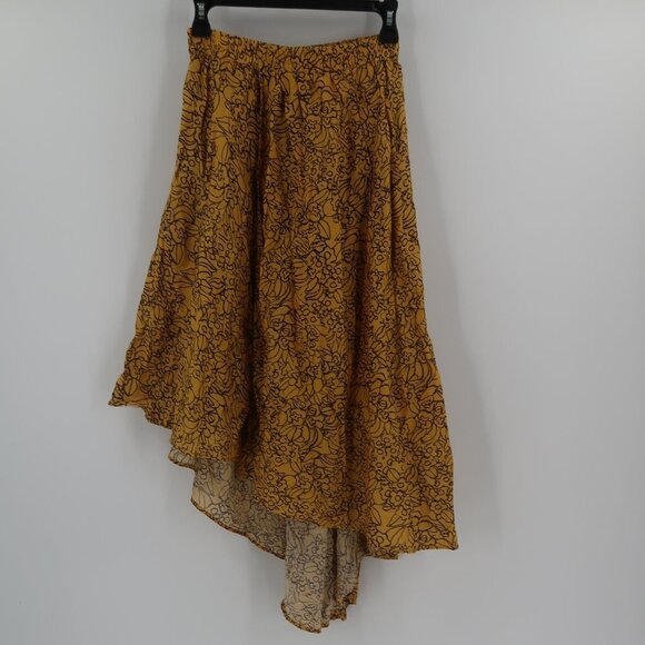 Apiece Apart Turkanna Midi Skirt Tangerine Floral Size 2 NWT - Picture 4 of 9